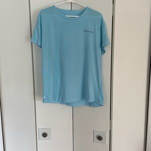 Women's Kate Lord Blue Nightmare Golf Course Cotton T-Shirt